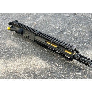 AR-15 5.56/.223 7.5" Mlok Upper Assembly / Gold / Pineapple